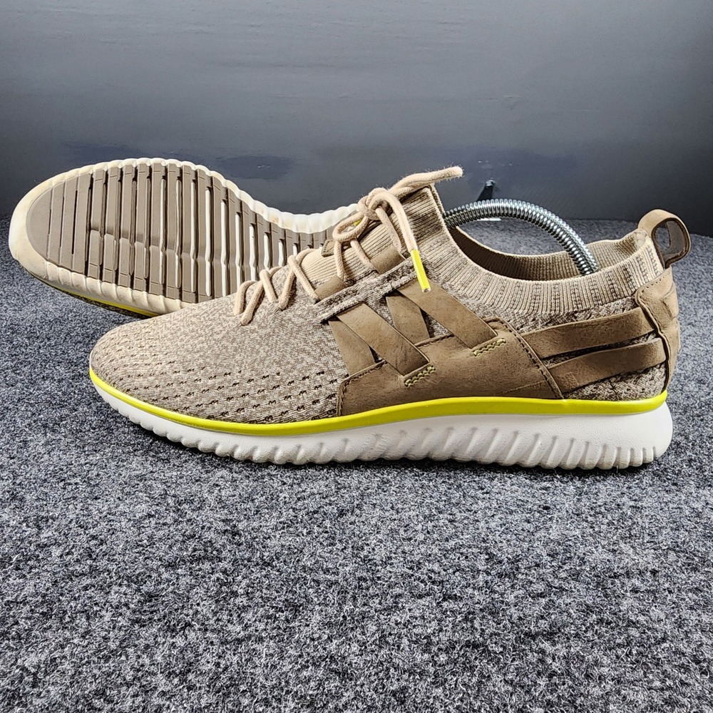 Cole Haan Grand Motion Stitchlite Sneakers Mens 10.5W Tan Knit C34316